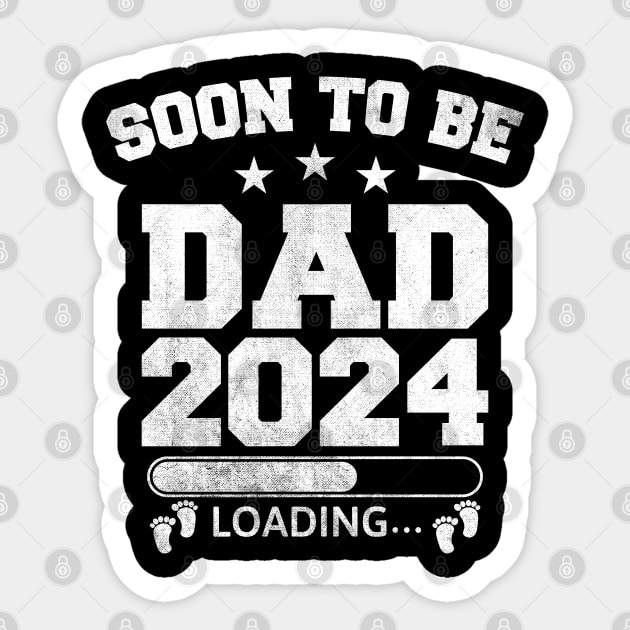 Soon To Be Dad 2024 Loading Baby Feet Sticker by STOCKWEAR